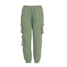 Load image into Gallery viewer, Vintage Patchwork Cargo/Joggers with High Waist
